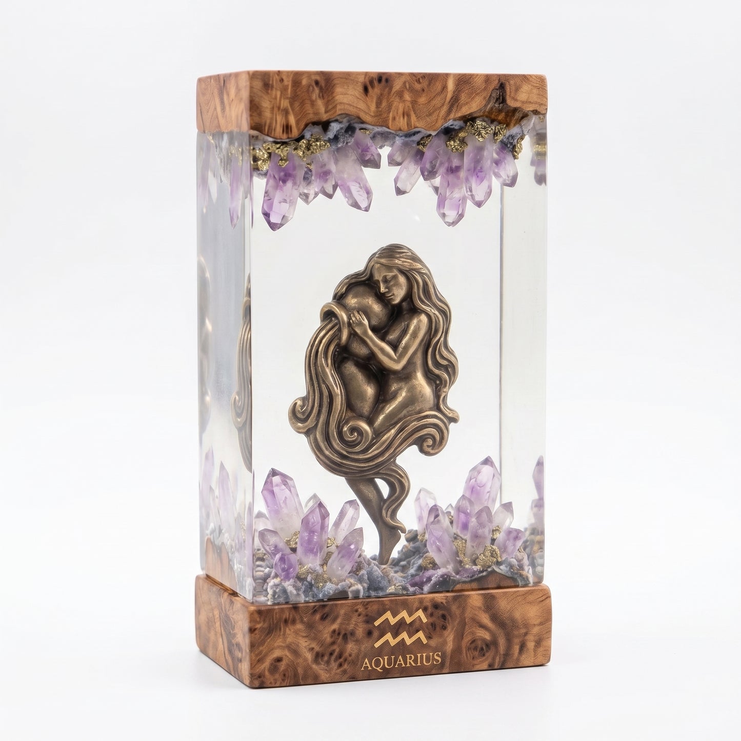 Aquarius Resin Lamp