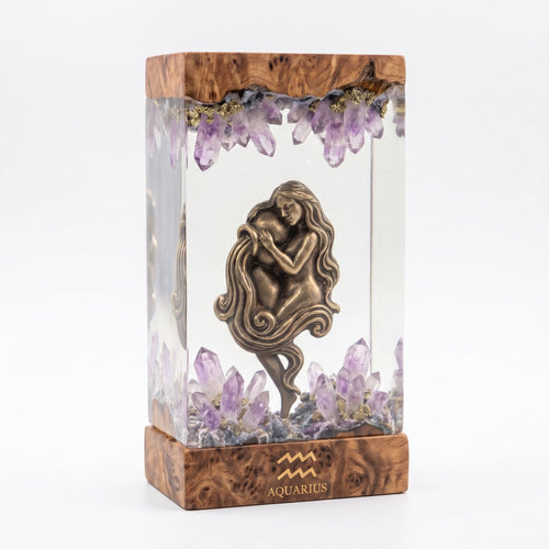 Aquarius Resin Lamp