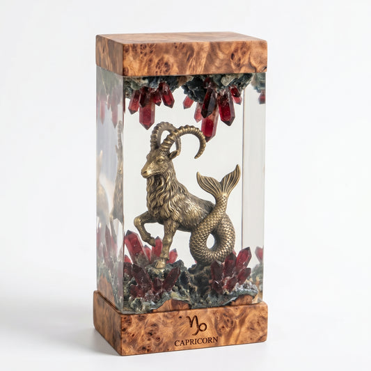 Capricorn Resin Lamp