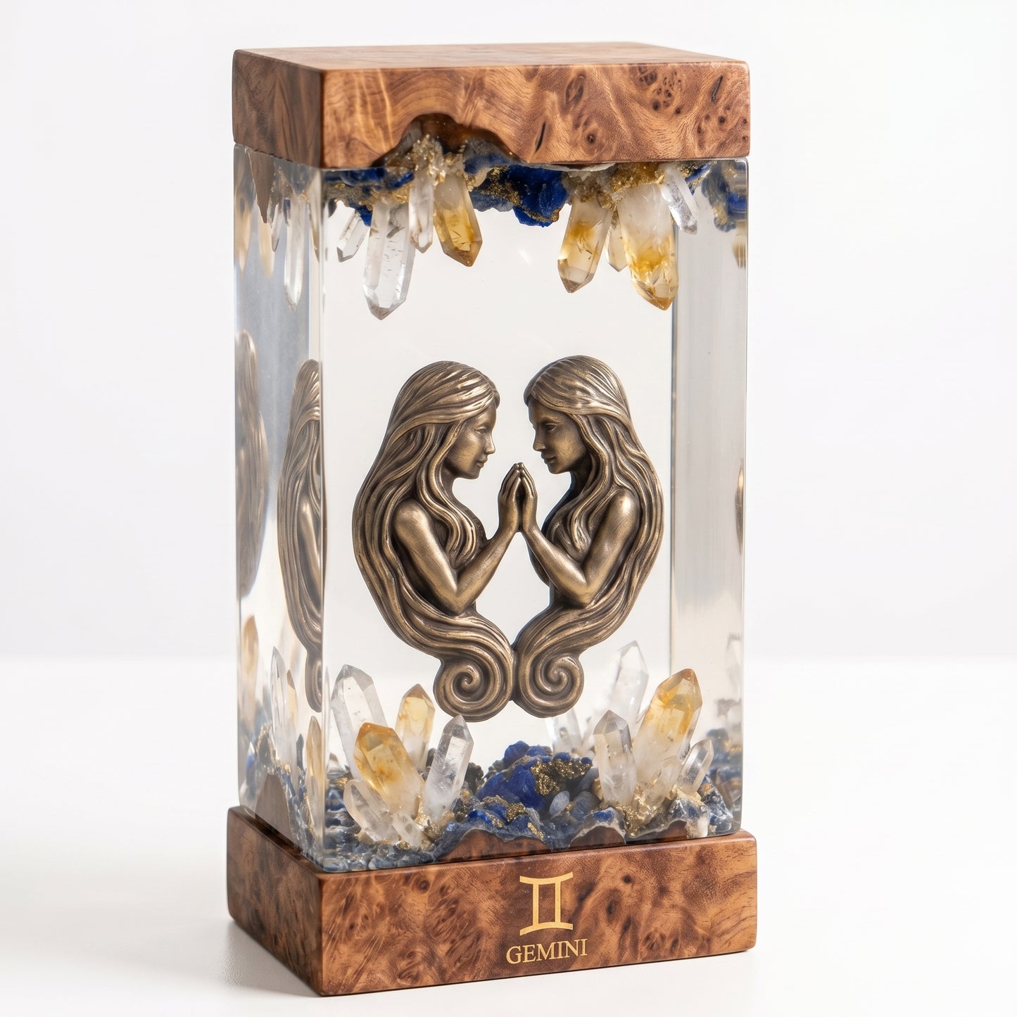 Gemini Resin Lamp