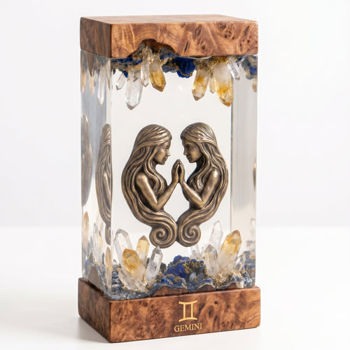 Gemini Resin Lamp