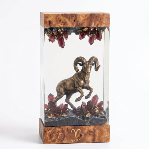 Aries Resin Lamp