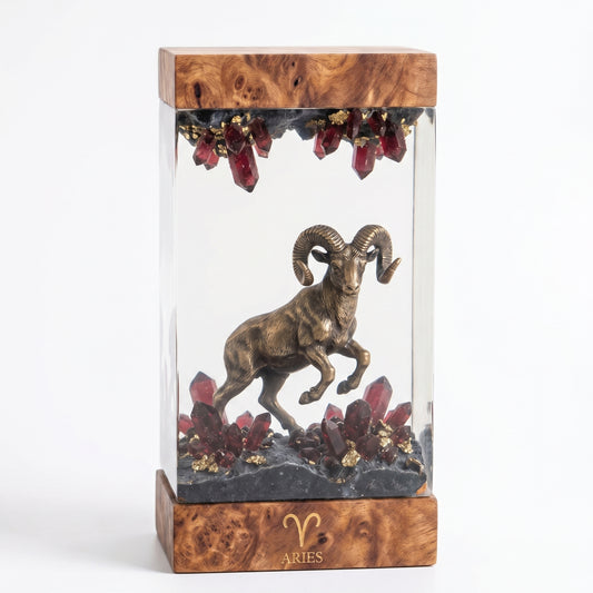Aries Resin Lamp