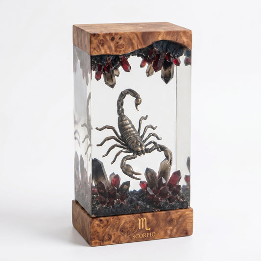Scorpio Resin Lamp