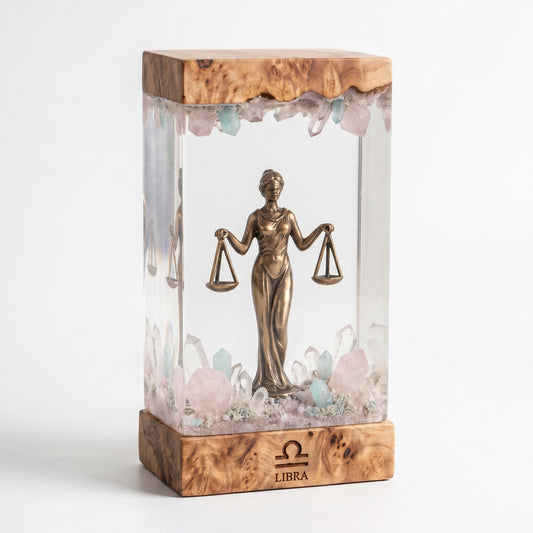 Libra Resin Lamp