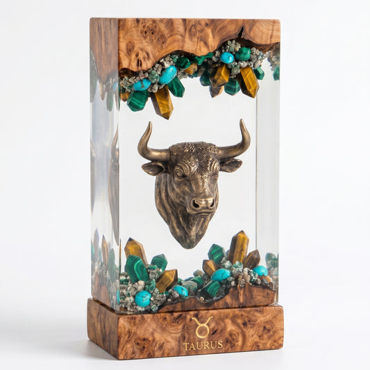 Taurus Resin Lamp