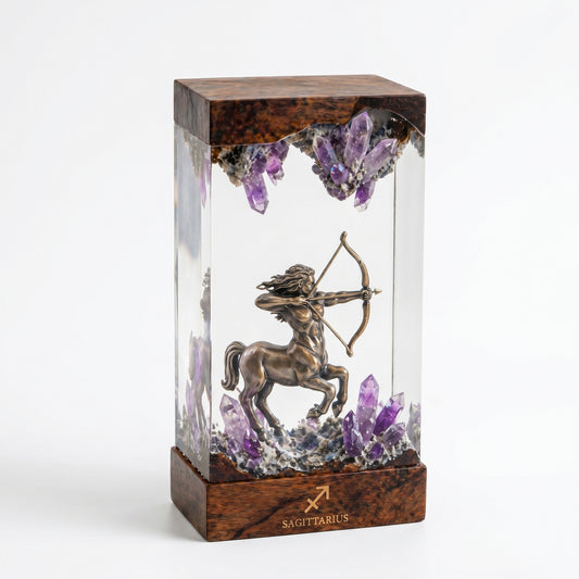 Sagittarius Resin Lamp